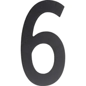Numery na dom - Metro Cyfra czarna matowa 6 50 mm - miniaturka - grafika 1