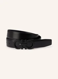 Ferragamo Pasek Skórzany Dwustronny blau - Paski - miniaturka - grafika 1