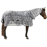 Akcesoria do hodowli zwierząt - Kerbl RugBe Zebra koc na muchy i wypryski z częścią na szyi, 165 - miniaturka - grafika 1