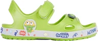 Moda i Uroda OUTLET - Sandały dla dzieci Coqui Yogi zielone 8861-632-1546A-20-21 - miniaturka - grafika 1