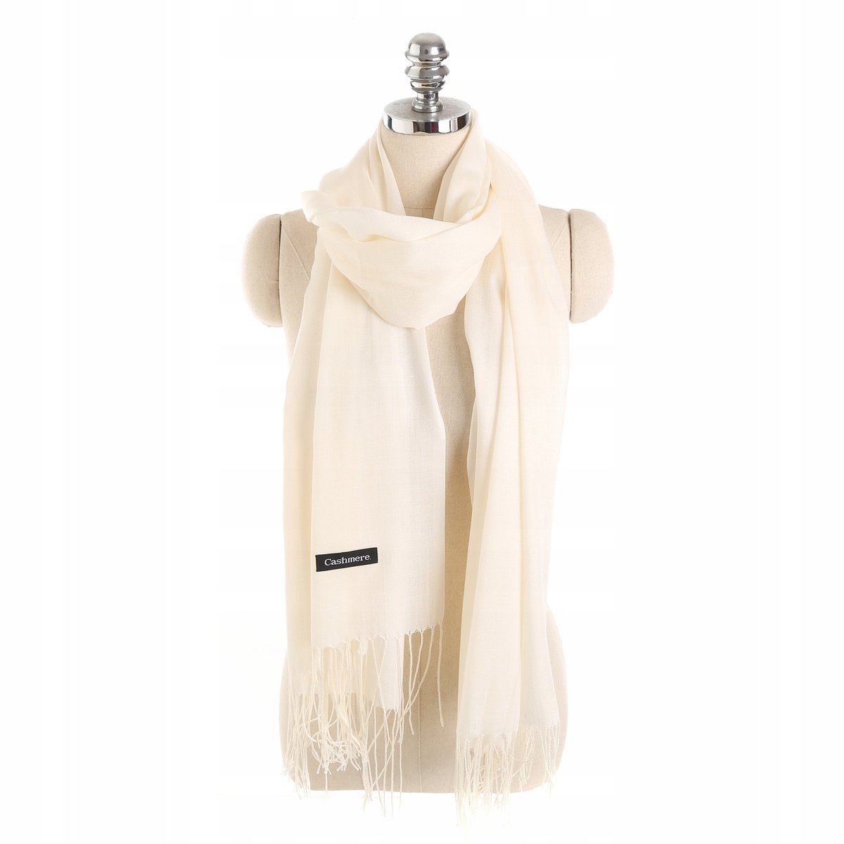 elegancki damski SZAL miękki jak kaszmir SZALIK GŁADKI KLASYCZNY 200x66cm