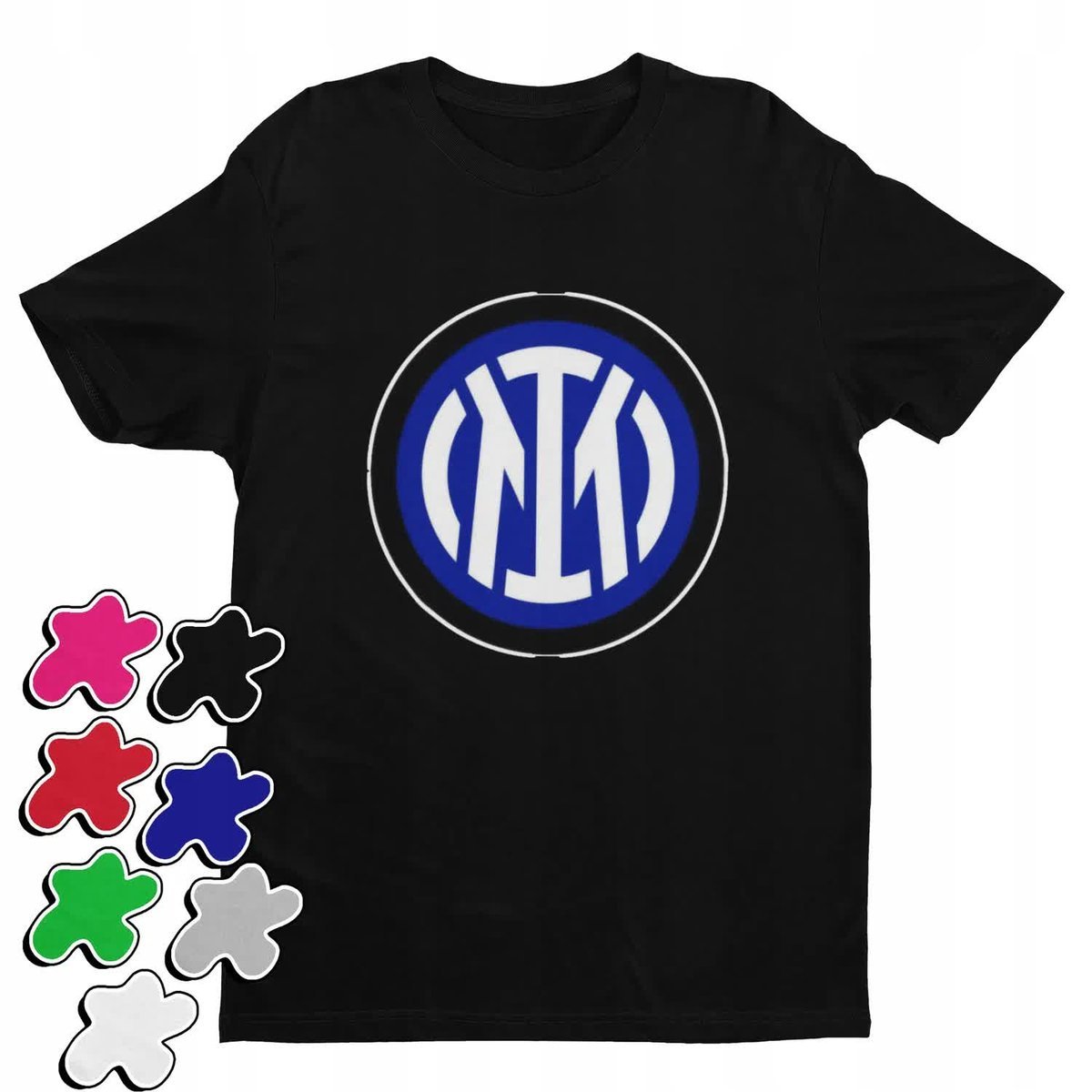 Koszulka T-Shirt Dziecięca Z Nadrukiem Inter Mediolan Nożna-L 146-158