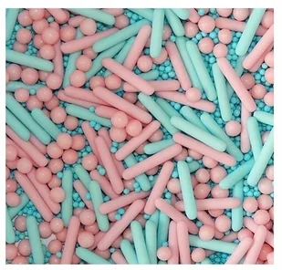 POSYPKA TORT PEREŁKI MAKARONIKI DEKORACJA MIX 20g - Dodatki do ciast w proszku - miniaturka - grafika 1