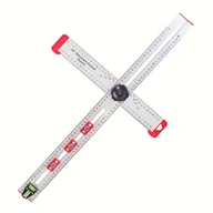 Inne - TEMU 1 Szt. 2 W 1 Wielokrotny Linijek Do Wiercenia, Linijek Kątowy, Linijek W Kształcie Litery Montażu Mebli, Wiercenia I Instalacji W Drewnie - miniaturka - grafika 1