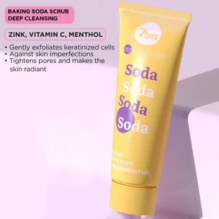 7DAYS Beauty My Beauty Week Soda Facial Deep Pore Cleanse & Scrub 80 ml - Kosmetyki do demakijażu - miniaturka - grafika 6