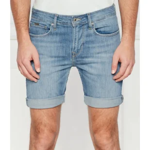 Pepe Jeans London Jeansowe szorty | Slim Fit - Spodenki męskie - miniaturka - grafika 1