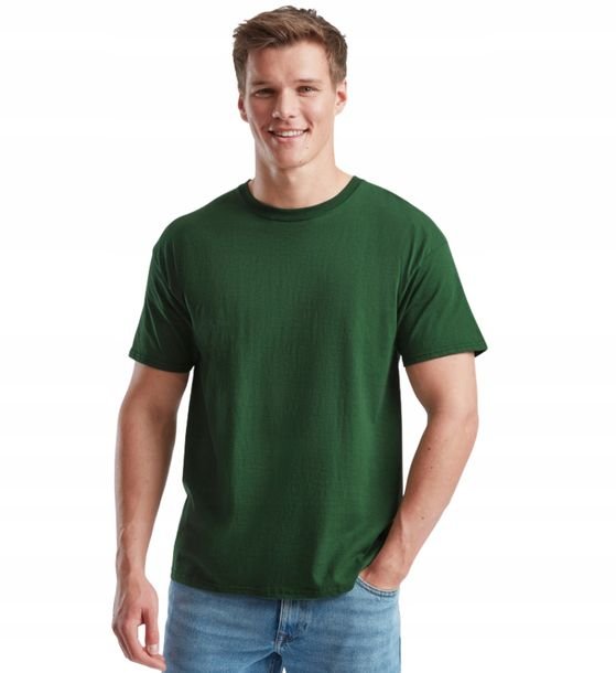 T-shirt Koszulka Męska Bawełna 100% Original T 610820 Zielony M