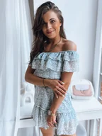 Sukienki - Sukienka hiszpanka KAJRA miętowa Dstreet EY2364 - miniaturka - grafika 1