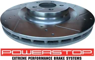 Tarcze hamulcowe - Przednia WIERCONA NACINANA tarcza hamulcowa POWERSTOP 360mm Dodge Challenger SRT Scat Pack - miniaturka - grafika 1