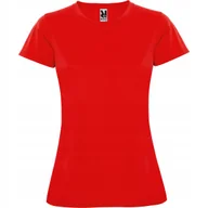 Koszulki i topy damskie - Koszulka Sportowa Damska T-shirt CONTROL DRY ROLY 0423 CZERWONA 2XL - miniaturka - grafika 1