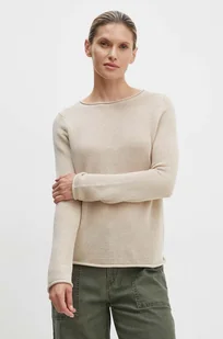 Marc O'Polo sweter bawełniany kolor beżowy lekki 406605960447 - Swetry damskie - miniaturka - grafika 1