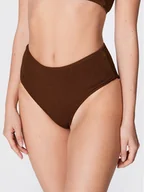 Stroje kąpielowe - Seafolly Dół od bikini Sea Dive 40586-861 Brązowy - miniaturka - grafika 1