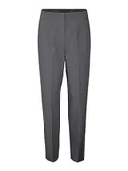 Spodnie damskie - Bestseller A/S Damskie spodnie VMSANDY HR zwężane NOOS, szare paski, XL/30, Grey Pinstripe, 30-XL - miniaturka - grafika 1