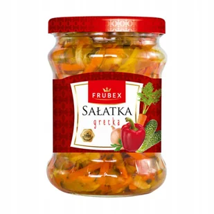 FRUBEX Sałatka Grecka Pyszna Sałatka Świetny Zdrowy Dodatek 900ml - Szybkie dania obiadowe - miniaturka - grafika 1