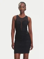 Sukienki - Fracomina Sukienka koktajlowa FQ23WD1005W52901 Czarny Slim Fit - miniaturka - grafika 1