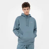 Bluzy sportowe męskie - Męska bluza dresowa nierozpinana z kapturem CHAMPION ROCHESTER Hooded Half Buttoned Sweatshirt - miniaturka - grafika 1