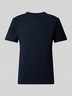 Koszulki męskie - T-shirt z prążkowanym, okrągłym dekoltem model ‘SANDER’ - miniaturka - grafika 1