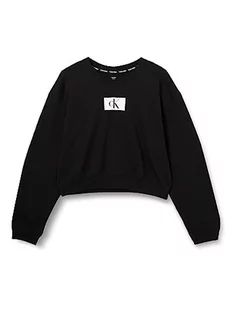 Calvin Klein Sweter damski L/S, Czarny, L - Swetry damskie - miniaturka - grafika 1