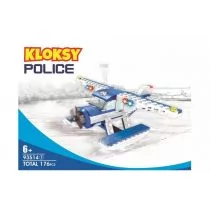Klocki Kloksy Policja wodolot patrolowy 176 el - Klocki - miniaturka - grafika 1