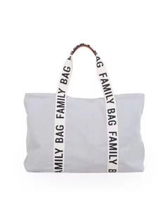 Childhome Torba Family Bag Signature szara - Torby i organizery dla mam - miniaturka - grafika 1