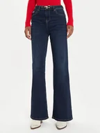 Spodnie damskie - Morgan Jeansy 242-PELOU Niebieski Flare Fit - miniaturka - grafika 1