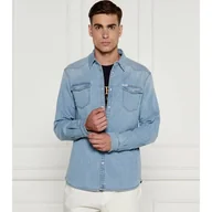 Koszule męskie - GUESS Jeansowa koszula Slim Fit - miniaturka - grafika 1