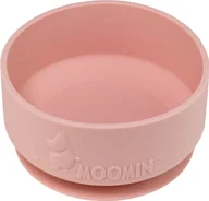 Miseczki i talerzyki dla dzieci - Moomin Silicone bowl, rosehip pink - miniaturka - grafika 1