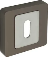 Klamki - Szyld do klamki QZ-540 na klucz grafit/chrom - miniaturka - grafika 1