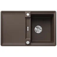 Zlewozmywaki - BLANCO 527600 Zlewozmywak ADIRA 45 S-F Silgranit kawowy, odwracalny, mata stalowa składana, korek auto., InFino - miniaturka - grafika 1