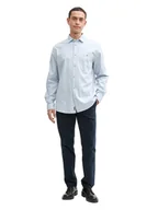 Koszule męskie - Tom Tailor Koszula - Regular fit - w kolorze błękitnym - miniaturka - grafika 1