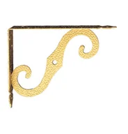 Meble modułowe i akcesoria - Podpórka ornamentalna 2-200x150 mosiądzoStalowa podpórka ozdobna, ornamentalna w kolorze złotym, model 2, hiszpańskiej firmy AMIG. - miniaturka - grafika 1