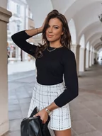 Swetry damskie - Sweter damski AURINA czarny Dstreet MY1392 - miniaturka - grafika 1