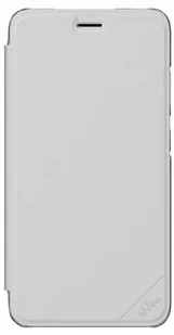 Wiko oryginalne Jerry Flip Cover, biały - Etui i futerały do telefonów - miniaturka - grafika 1