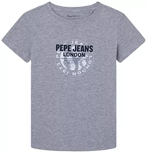 Kurtki i płaszcze dla chłopców - Pepe Jeans Brooklyn Koszulka chłopięca, Szary (Szary Marl), 10 lat - grafika 1