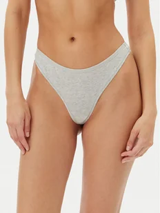 Tommy Hilfiger Stringi UW0UW05741 Szary - Majtki damskie - miniaturka - grafika 1