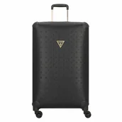 Walizki - Guess Wilder 4 kółka Walizka black - miniaturka - grafika 1