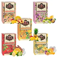 Herbata - BASILUR Fruit Infusions - Zestaw herbat owocowych bezkofeinowych, napary owocowe 5x20 saszetek - miniaturka - grafika 1