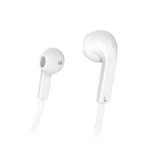 Hama Advance Hi-Fi Słuchawki douszne przewodowe Stereo białe z regulacją głośności - Słuchawki - miniaturka - grafika 1