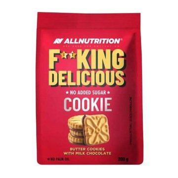 Allnutrition Fitking Delicious Ciastka Maślane z mleczną czekoladą, 200 g