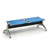 Inne meble biurowe - B2B Partner Ławka Strong bez oparcia, 2-miejscowa, niebieska 452057 - miniaturka - grafika 1