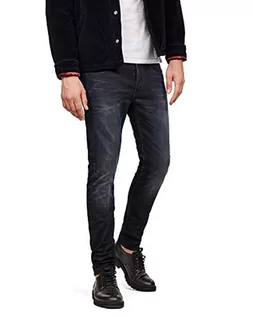 Spodnie męskie - G-STAR RAW Spodnie męskie Rovic Zip 3D Straight Tapered Jeans, Dk Aged 8466-89, 34W x 38L - grafika 1