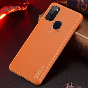 Dux Ducis Yolo eleganckie etui pokrowiec ze skóry ekologicznej Samsung Galaxy M30s pomarańczowy - Etui i futerały do telefonów - miniaturka - grafika 14