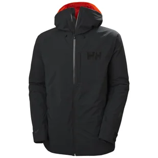 Helly Hansen, Powderface, kurtka narciarska, męska, czarna - Kurtki narciarskie - miniaturka - grafika 1