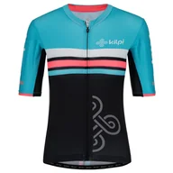 Koszulki sportowe damskie - Damska koszulka kolarska Kilpi Corridor-W Rozmiar: XL / Kolor: jasnoniebieski - miniaturka - grafika 1