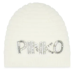 Czapka Pinko Caimano 101570 A117 White Z00 - Czapki damskie - miniaturka - grafika 1