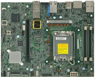 Płyta główna Supermicro Mainboard X14SAV-TLN4F Flex-ATX Sockel 1851 Single - Płyty główne - miniaturka - grafika 1
