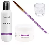 Manicure tytanowy - Zestaw startowy akrylowy akryl PINK 15 ml + liquid 100 ml - miniaturka - grafika 1