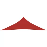 Parasole ogrodowe - vidaXL Żagiel przeciwsłoneczny, 160 g/m, czerwony, 4x4x5,8 m, HDPE vidaXL - miniaturka - grafika 1