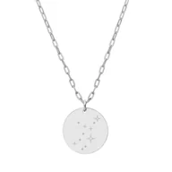 Naszyjniki - Naszyjnik damski znaki zodiaku konstelacje ze stali szlachetnej Panna - Manoki - miniaturka - grafika 1