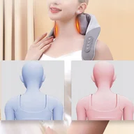 Masażery - Masażer Karku Z Grzaniem 6 Silikonowych Głowic Cichy 45Db Regulacja - miniaturka - grafika 1